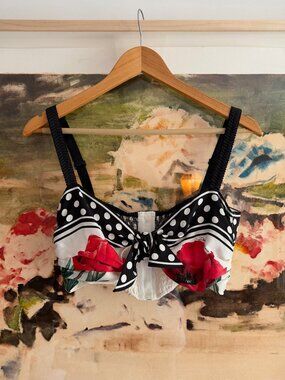 Dolce & Gabbana floral bustier top